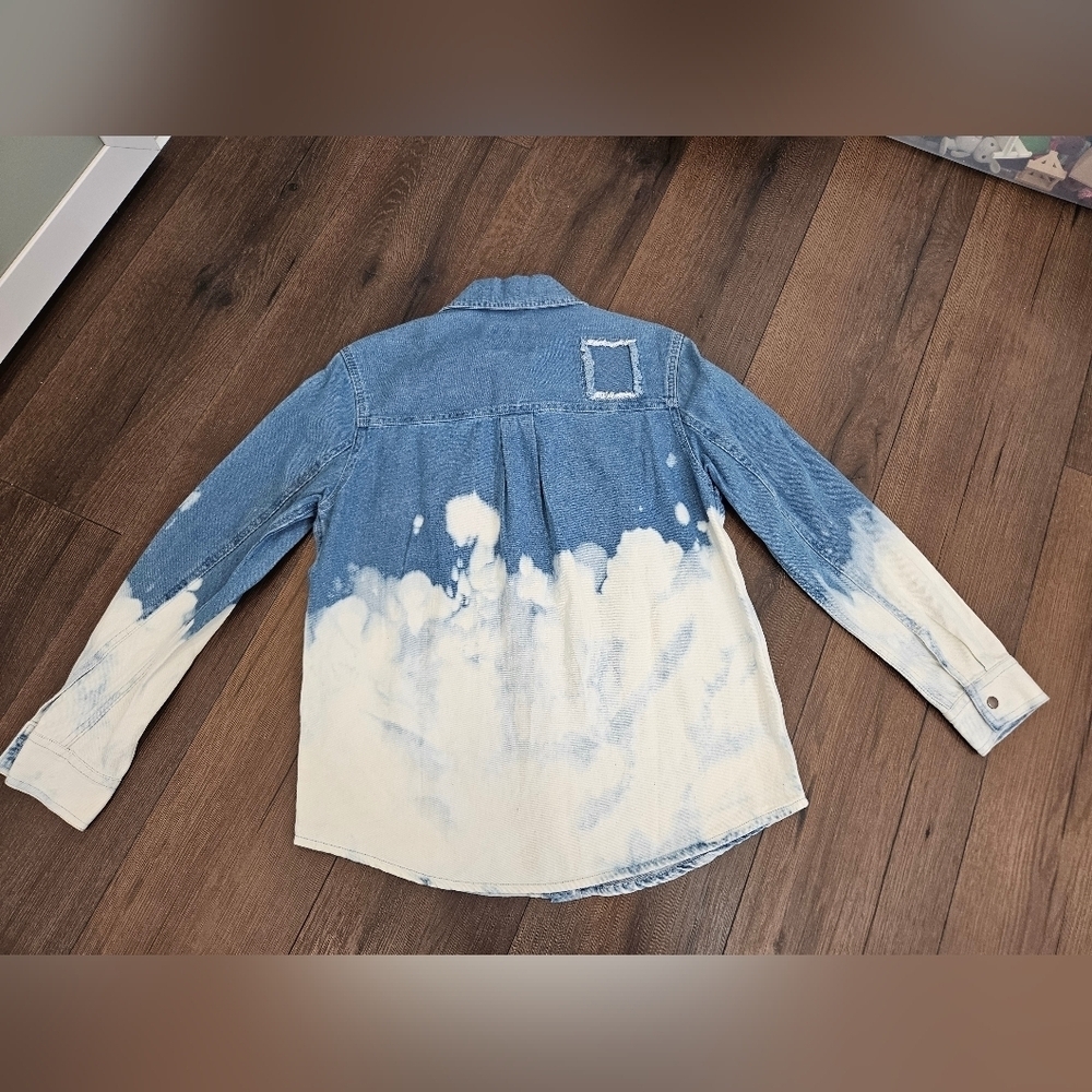 NWT Rails Turner Bleached Denim Shirt - SIZE S - Picture 14 of 14